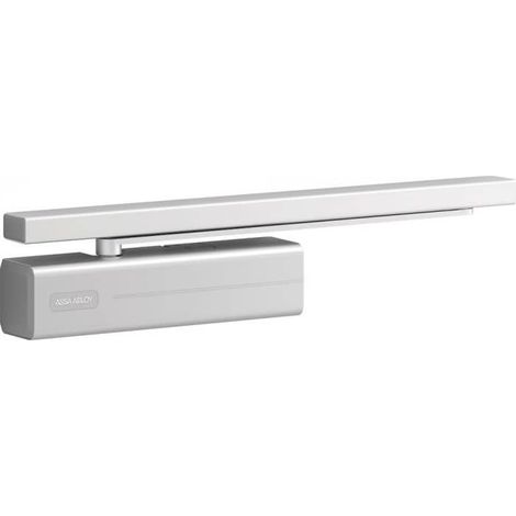effeff Türschließer DC 500 EN 1-4 silber mit Gleitschiene G195 und Rastfeststellung DCA152 (1/5)