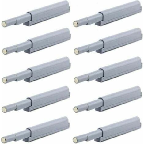 Appuyez pour ouvrir magnétique loquets Fermetures magnétiques push-open ouvre et ferme la porte avec une simple pression 8.21.241cm (10 pièces) (1/5)