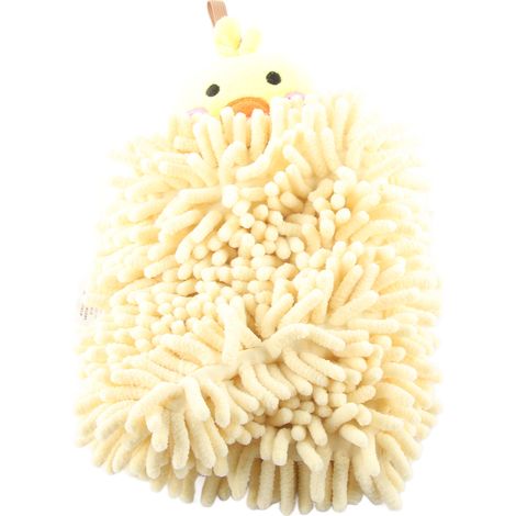 Serviette Main Enfant Microfibre Absorbante Douce avec Accroche Cartoon pour Salle de Bain Cuisine Toilette (1/5)