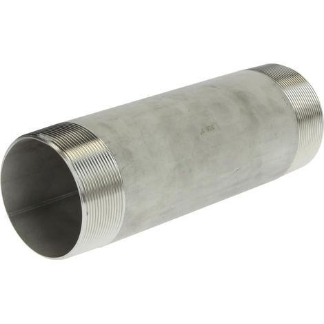 Double nipple de tuyau en inox 3'' x 250 mm