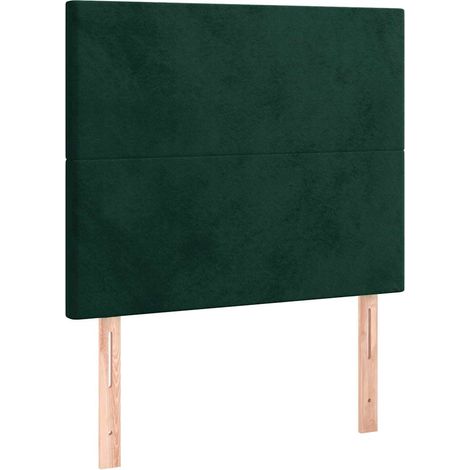 Maison Exclusive - Cabecero Terciopelo Verde Oscuro 100x5x118/128 (1/5)
