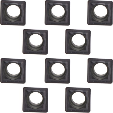 CNC-Hartmetall-Dreheinsätze, 10 Stück pro Packung, Wendeschneidplatten für Fräsen, Schneidwerkzeuge für Dreh- und Fräsmaschinen (1/5)