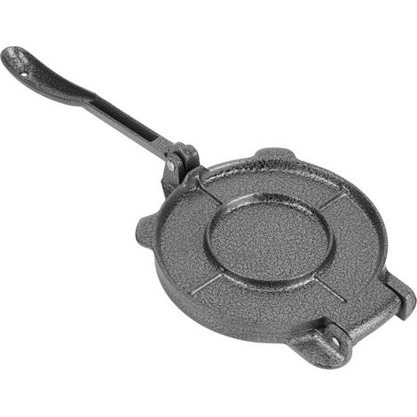 Presse à biscuit en Métal d'aluminium, Presse à tortilla de 6,5 pouces, Outils de pressage fournitures de cuisine, Convient pour presser des tortillas, des biscuits, des barbecues, etc. gris (1/5)