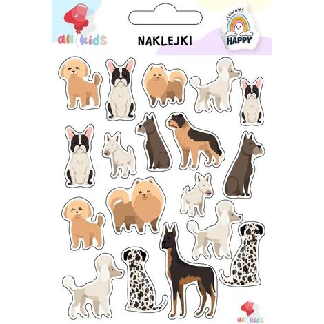 Adesivi di cani per bambini