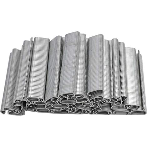 Pince à Anneau De Porc avec 2500 Pièces De Type C Clous Pinces d'Escrime Pince De Cage De Fil Animal pour Poulet Lapin Cage pour Animaux De Compagnie Matelas Coussins De Voiture (1/4)