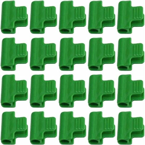 Lot de 20 pinces de fixation pour serre, film protecteur, pour serre