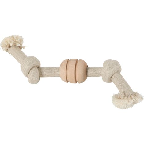 Corde Wild Mix 2 nœuds, taille ø 2 cm x 34.5 cm, jouet pour chien. - animallparadise (1/5)