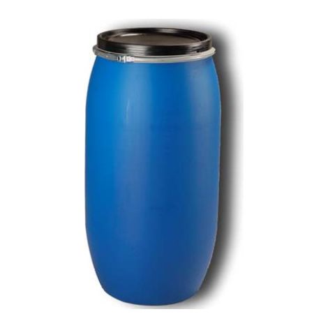Fût plastique 150 L à couvercle (1/2)