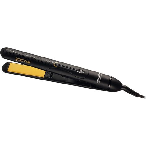 Ariete 8143/00 Plancha de pelo Caliente Negro, Oro 35 W 2,5 m