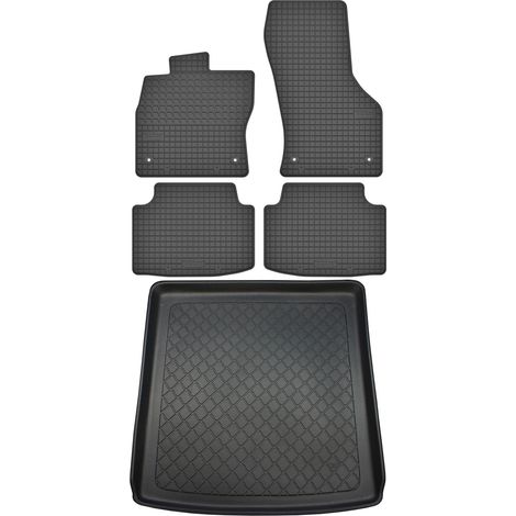 Skoda Octavia III 5E Kombi de 05.2013 a 05.2020. Juego de alfombrillas de goma para coche y alfombrilla para maletero.