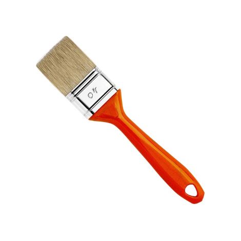 Pinceau Gava Brosse Pure Soie Blonde 30 mm Art.175 avec manche en plastique pour e'maux Peintures Made in Italy Setola bionda 30 mm