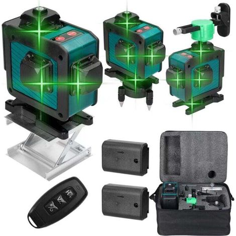 High Precision 16 Lines Self-Leveling Rotary Green Laser Level for Tiles and Wall Decoration (1/4)