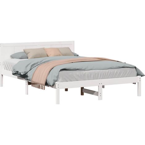 Maison Exclusive - Estructura de cama 150 x 200 cm Madera maciza