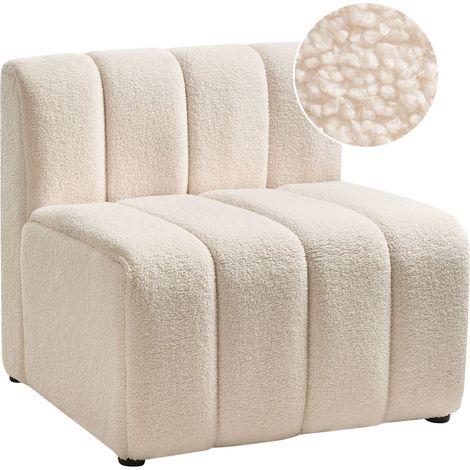 Armchair KAGE Boucle Light Beige