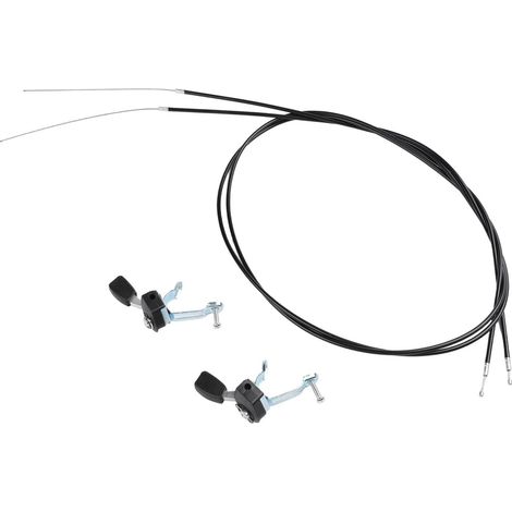Lot de 2 câbles d'accélérateur de 160 cm pour moteurs Honda GX240 avec interrupteur marche/arrêt