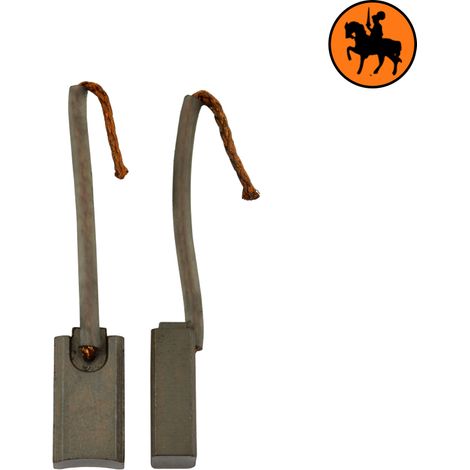 Balais de charbon BX 172 pour Bosch Dynamo - Dynastart - Alternateur 8x5x15mm (1/3)