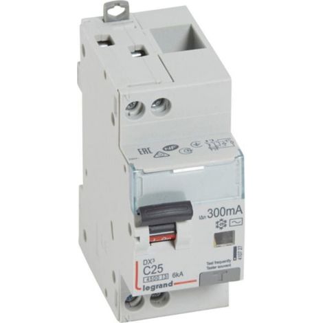 LEGRAND 410727 Interruttore differenziale DXᶾ 4500 - A vite - 25A - CA - 6kA - 300mA