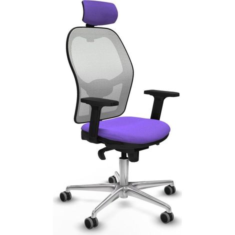 Piqueras y Crespo Chaise de bureau ergonomique violet (1/3)