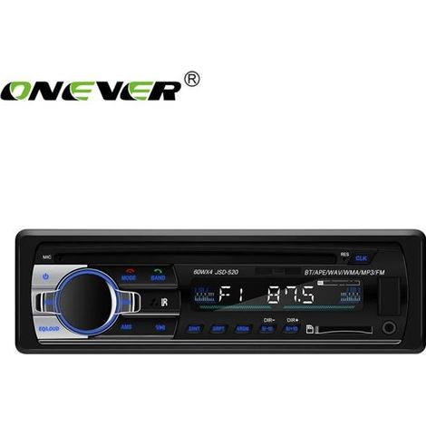 Autoradio 12V - ONEVER - Bluetooth - FM/AM - USB/SD/MMC - Microphone intégré (1/4)