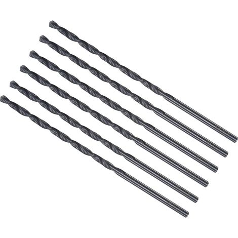 6-Pièces Torsion Foret Mèches 3mm Perçage Diamètre pour Inox Acier (1/5)