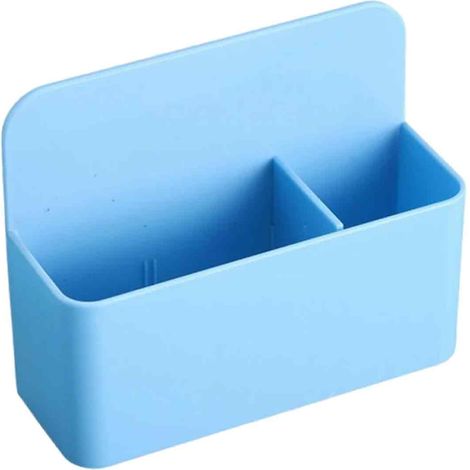 Panier de rangement polyvalent pour stylos, télécommandes, produits cosmétiques et bien plus encore (bleu) (1/5)