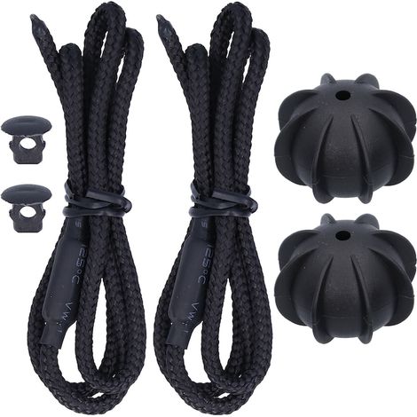 Lot de 2 sangles de porte-bagages de voiture, Mmgoqqt, nylon, noir, 49 cm, pour MK6 (1/5)