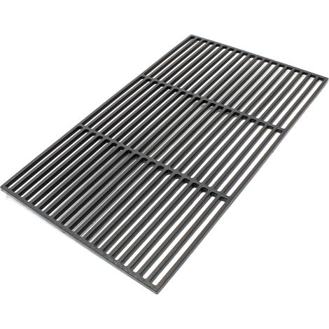 Gusseisen Grillrost eckig 67 x 40 cm massiv für Holzkohlegrill Gasgrill (1/5)