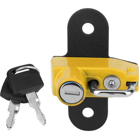 Support de verrouillage casque en alliage d'aluminium pour Suzuki V-Strom 250 2017+ (Jaune) crochet de montage moto (1/5)