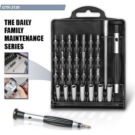 Jeu de tournevis 27 pcs. dans le coffret Gt-2130