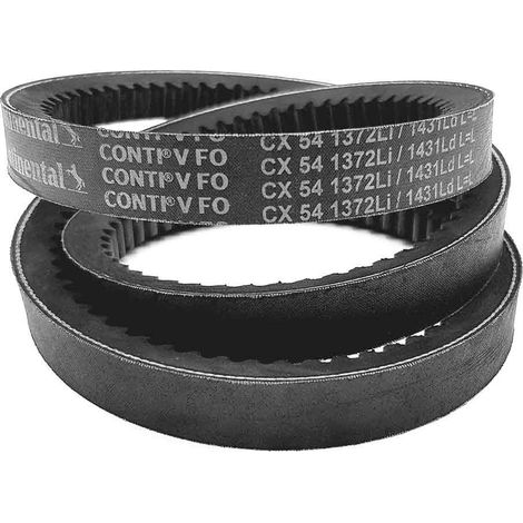 Courroie trapézoidale crantée Contitech Conti V FO CX54 22 x 1372 Li / 1431 Ld