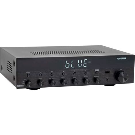 Amplificateur stéréo Bluetooth, USB/MP3, Radio FM, Hifi 30+30w RMS power Fonestar As-3030
