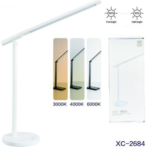 Wisdom - Lampada Led Ricaricabile Tavolo Scrivania Illuminazione Multidirezionale Dt-2684 - (1/5)