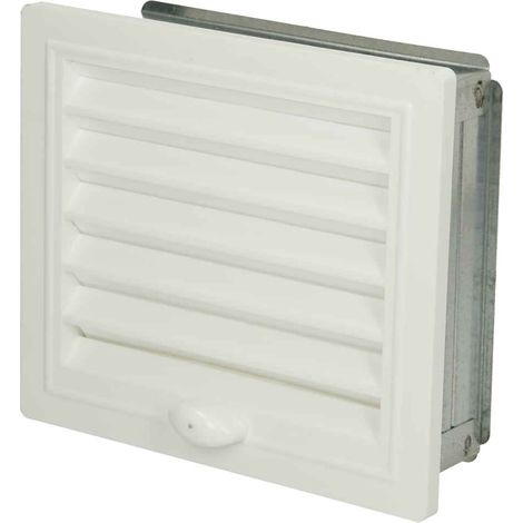 Grille de ventilation Upmann ajustable cadre montage 150 x 150 mm