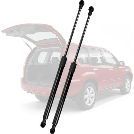 2pcs vérins à gaz compatibles avec X-TRAIL I T30 2001–2013, Vérins de hayon 420N Amortisseurs de coffre 525mm compatibles avec les références OE 90450EQ325, 90450EQ30B, 90450H3310 (1/5)