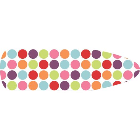 Housse de Rechange pour Table à Repasser - 100% Coton - Élastique Ajustable - Rembourrage Polyester - Lavable à 40° - Housse Universelle - 149L x 55l - Couleurs Aléatoires (1/4)