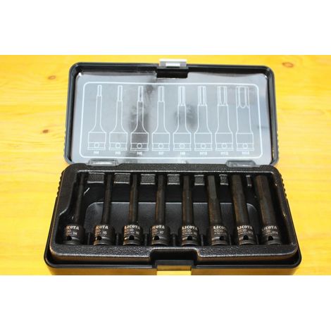 Innensechskant Nuss Set, Schlagschrauber Nuss Set 3/8 Zoll, 8-teilig, Cr-Mo (1/3)