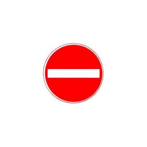 Panneau VKZ.267 Rond 600mm Interdiction d'entrée Label de qualité RAL film RA1 (1/2)