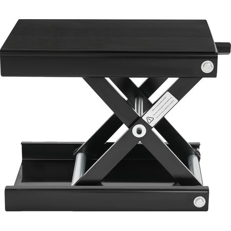 Table élévatrice de moto, hauteur réglable, support stable, Noir (1/2)