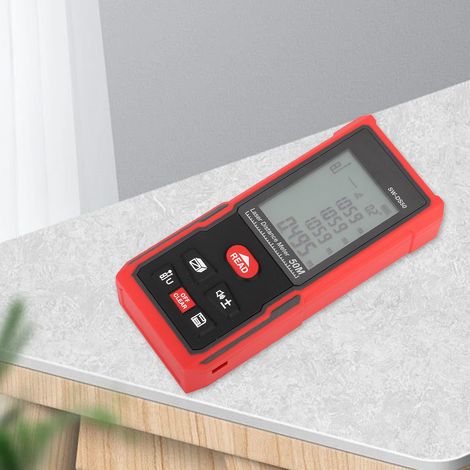 Télémètre laser, instrument de mesure laser, règle électronique infrarouge portable, laser classe II, type laser 630-670 nm 1 m, WS-DS50 50M, emballage en anglais. (1/5)