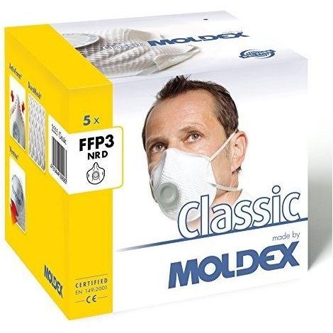 Moldex Mascarilla antipolvo fino FFP3 blanca