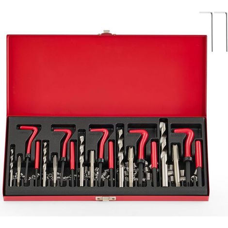 Orion Motor Tech Kit de Réparation de Filetage 131 pièces M5 M6 M8 M10 M12 Helicoil pour Moteur de Voiture (1/5)