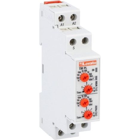 Temporizzatore Modulare Pausa-Lavoro 12/240V ( Lovato Cod. Tmpl ) (1/5)