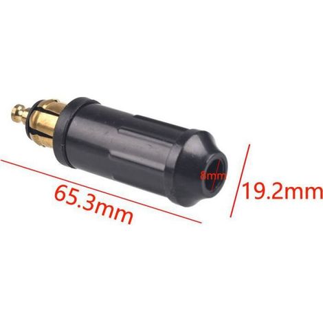 Fiches mâles DIN Hella 12V - Tension 12 24V Puissance 240W - Motos et BMW - Adaptateur allume cigare (1/5)