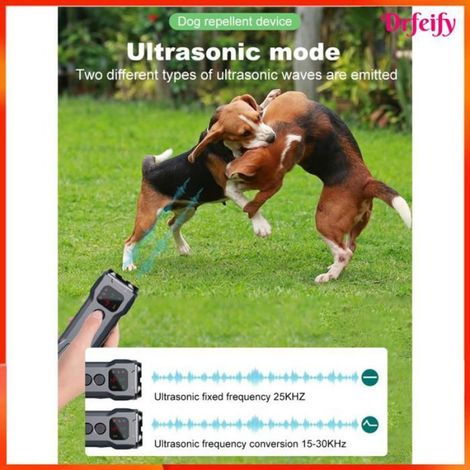 Dispositif Anti-aboiement pour Chiens - - Compact - Ultrasons 15–30 kHz - Rechargeable 800 mAh - LED clignotante (1/5)