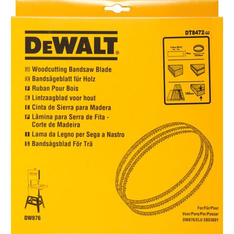 Lame de scie à ruban DEWALT 2215x10x0,4 mm 4,2 mm DT8472-QZ