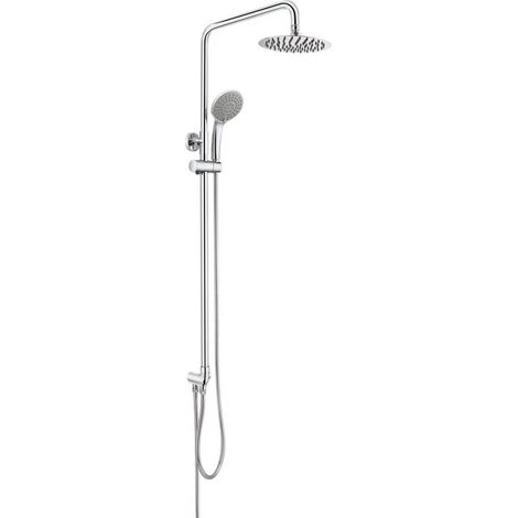 Colonna doccia 3 getti asta regolabile cromo Aquasanit (1/2)