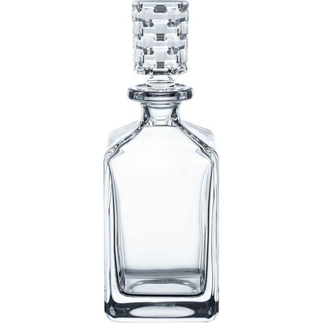 Lot de 3 verres à whisky, carafe à décanter + 2 verres à whisky, verre en cristal, 750 ml/330 ml (1/3)