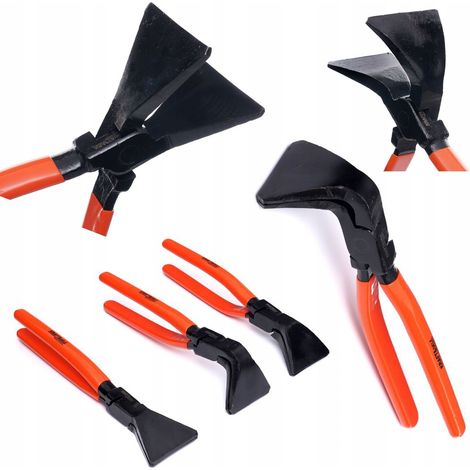 Jeu de pinces à tôles pour le pliage à 180° / 90° / 45° 275 mm KD10453 (1/5)