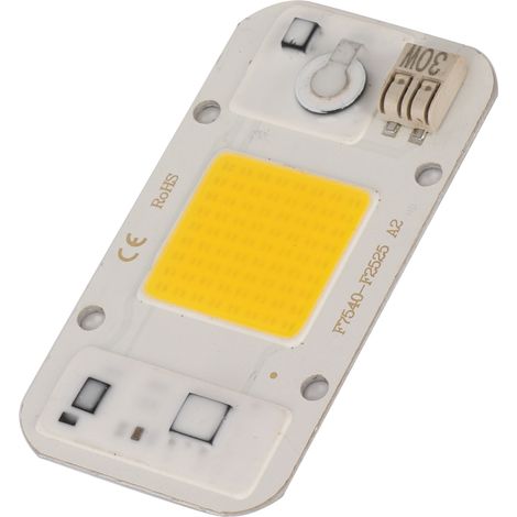 Source lumineuse LED 30 W à circuit intégré, 220 V, sans alimentation haute pression, pour la croissance des plantes (lumière chaude). (1/5)