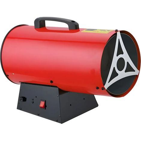 Generatore Aria Calda 30kW Ventilazione Elettrica 230V GPL Rosso